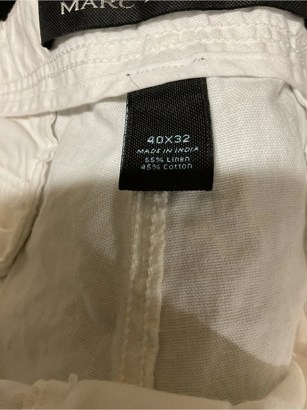 Marc Anthony White Men’s Chino Pants 40x32